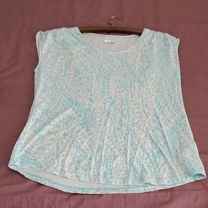 Columbia shirt - Size L - turquoise and white
